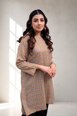 Amber Mosaic Digital Print Kurti