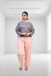 Serene Indigo Paisley Tunic Set