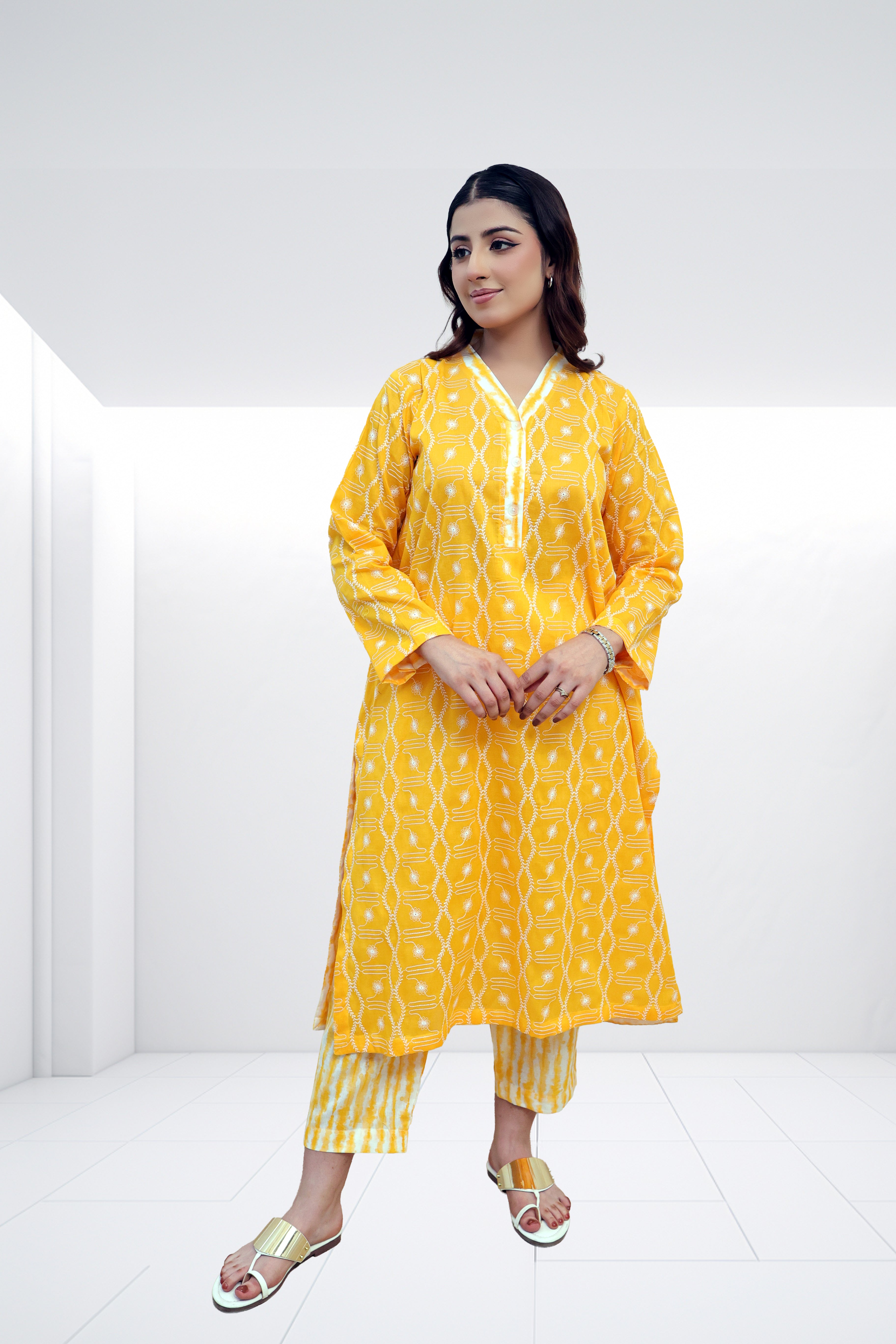 Sunlight Aura 2-Piece Printed Lawn Suit