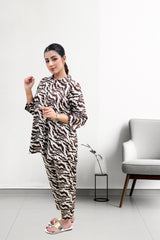 Tiger Print Modest Matching Set